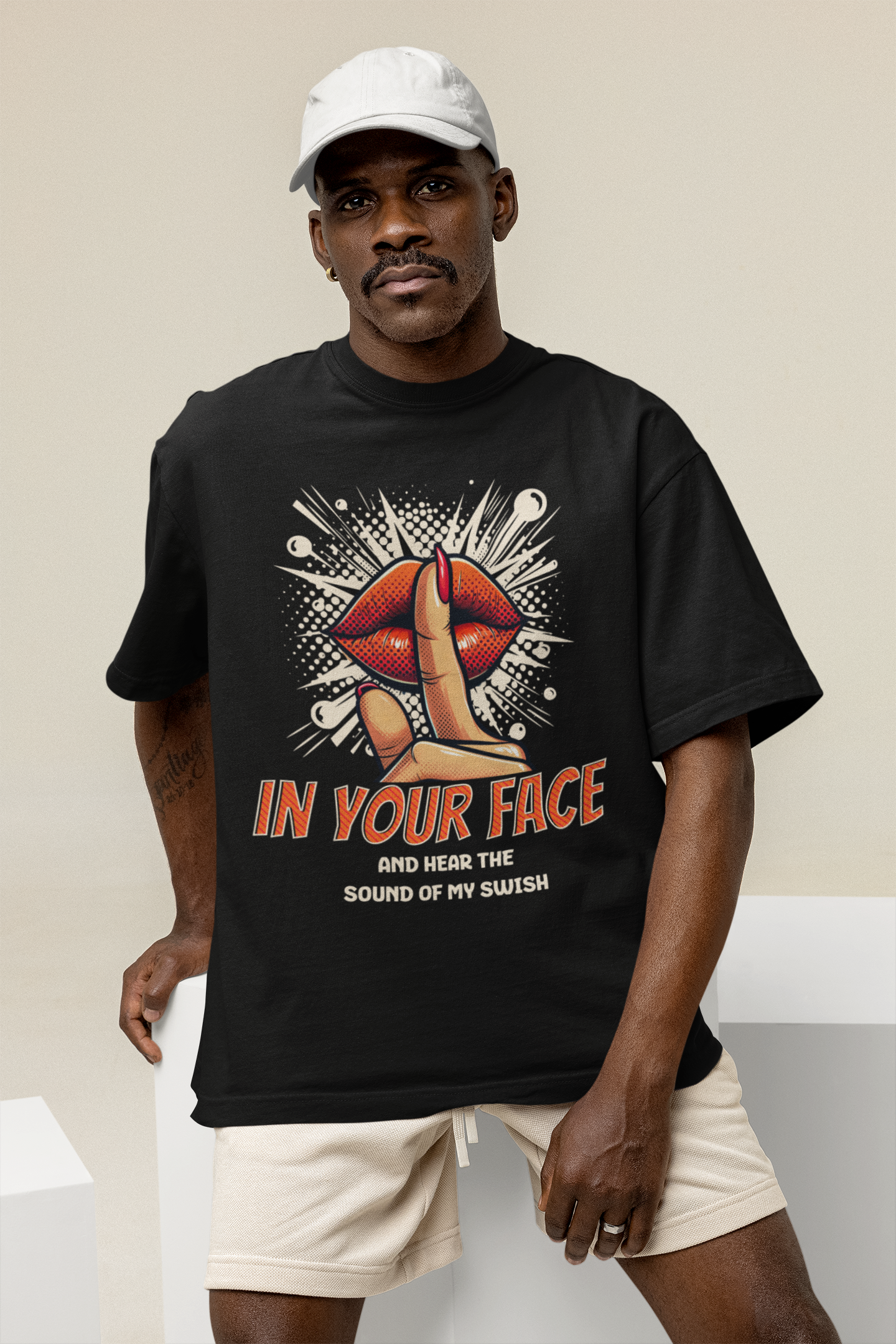 In your Face T-Shirt Oversized