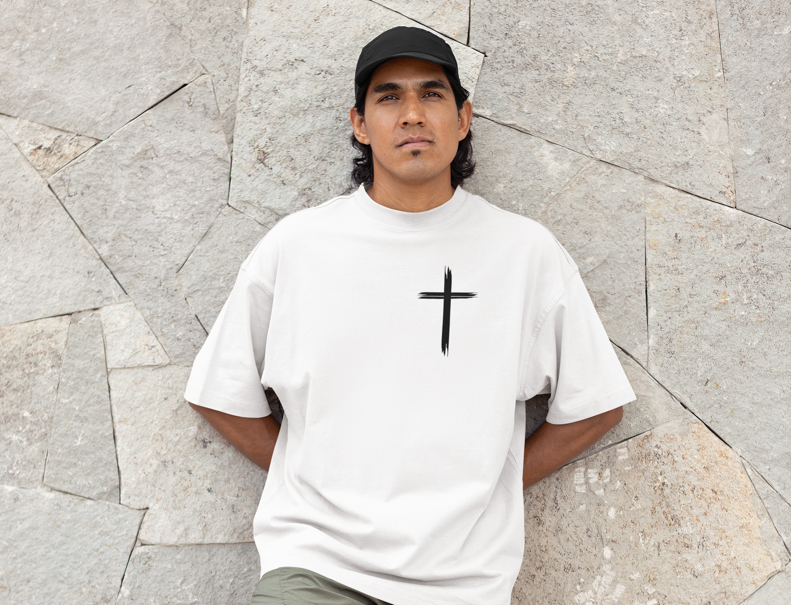Jesus Cross T-Shirt Oversized