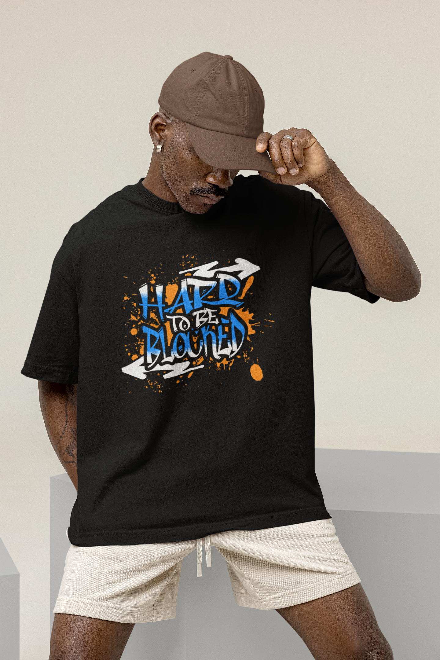 Hard to be Blocked Oversized T-Shirt