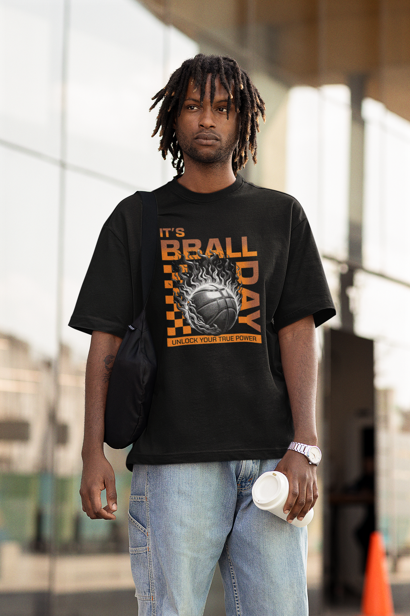 It´s Bball Day T-Shirt Oversized