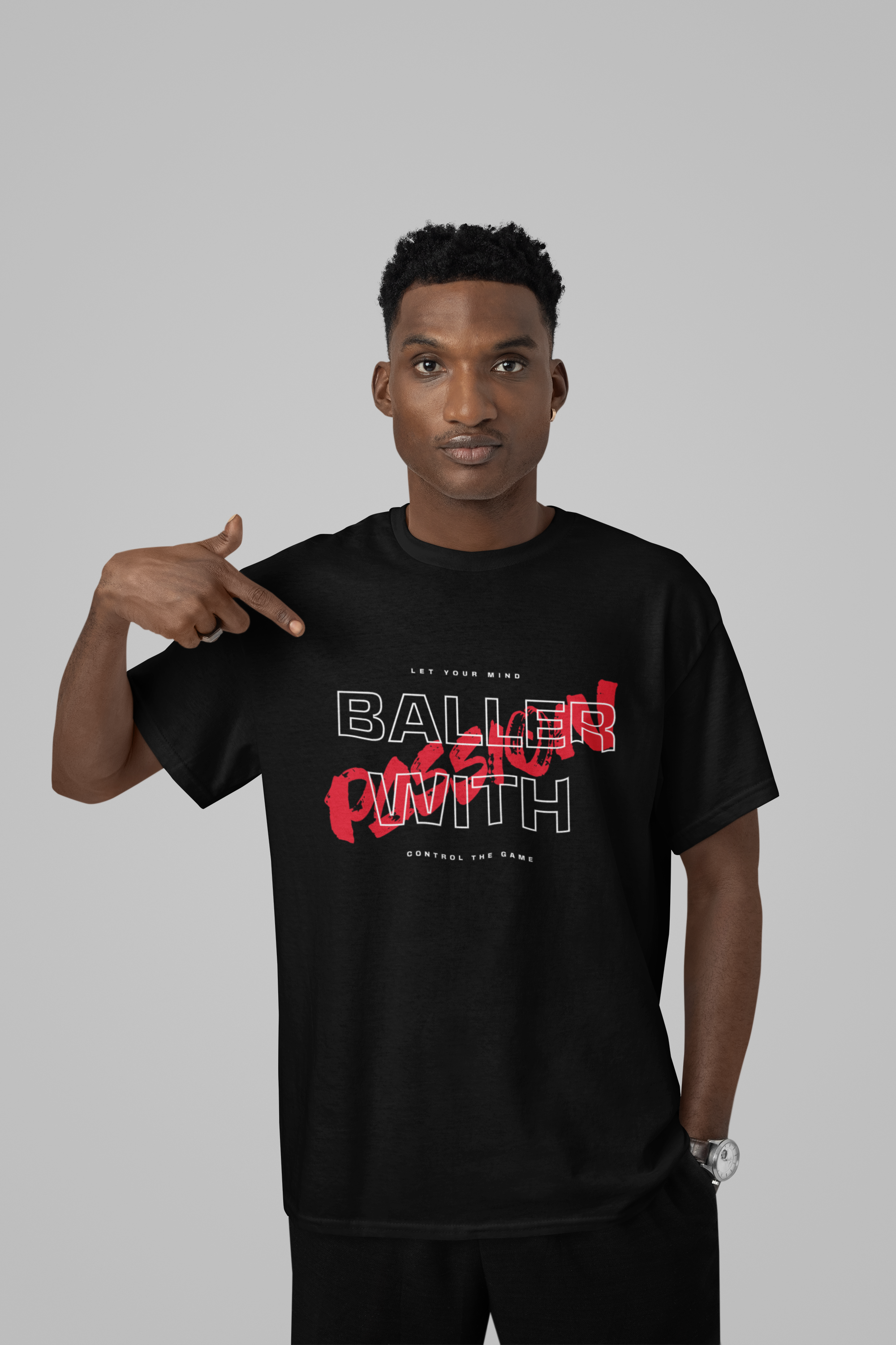 Baller with Passion - Oversized T-Shirt