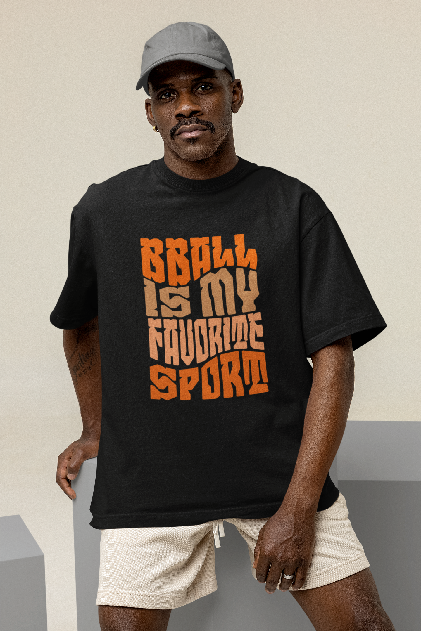 Bball is my Favorite - Oversized T-Shirt
