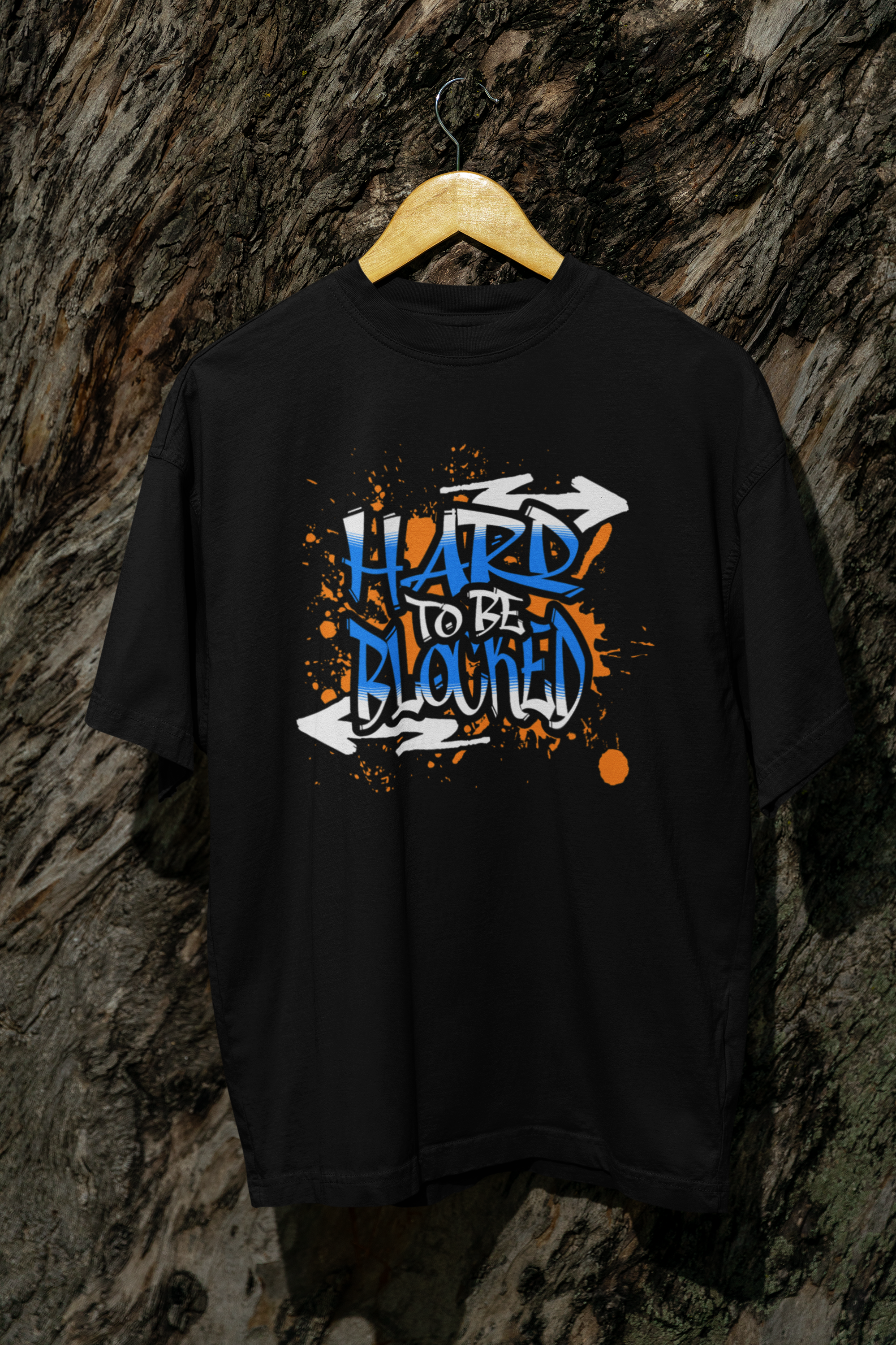 Hard to be Blocked Oversized T-Shirt