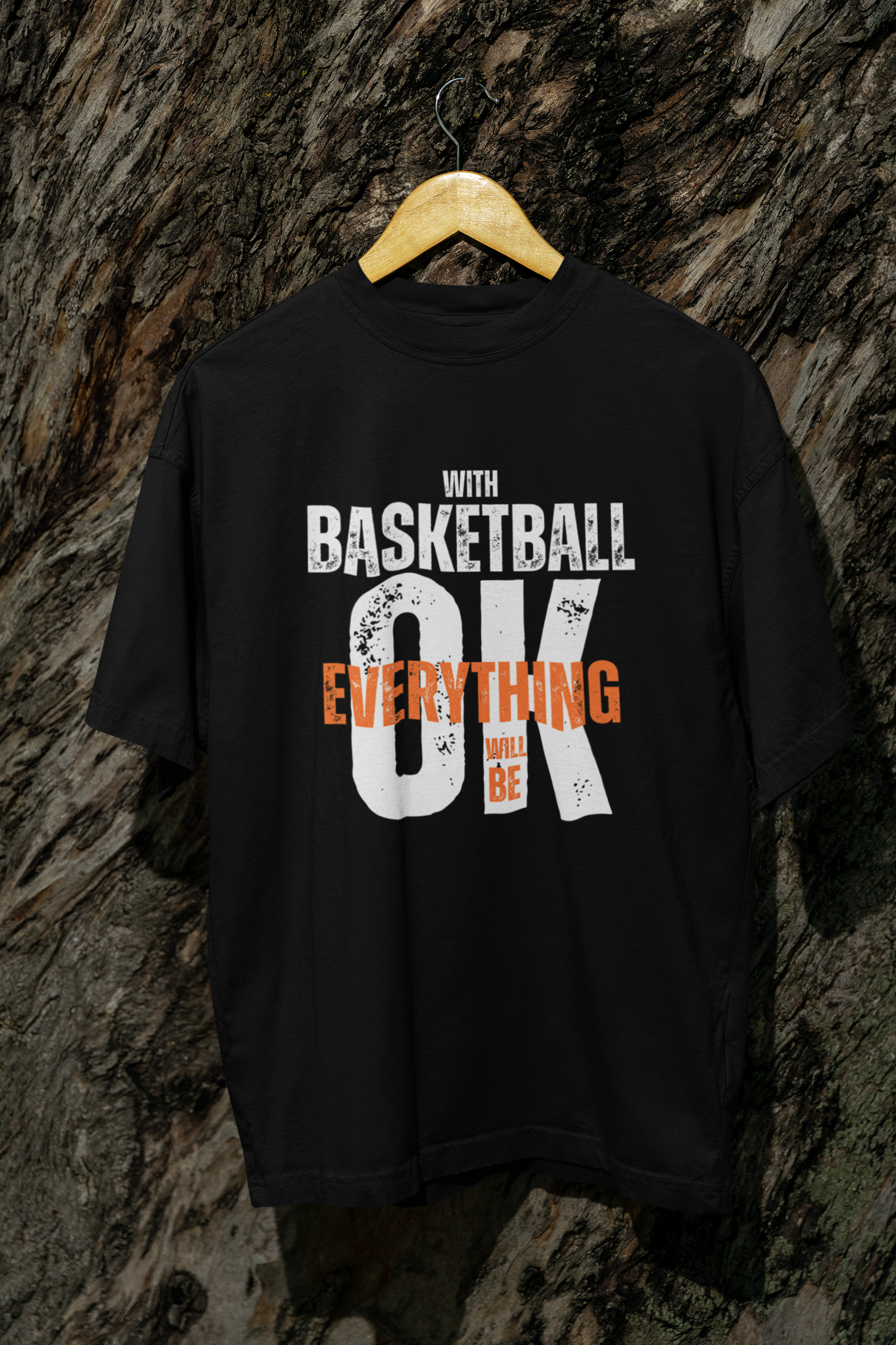 with Basketball - Oversized T-Shirt