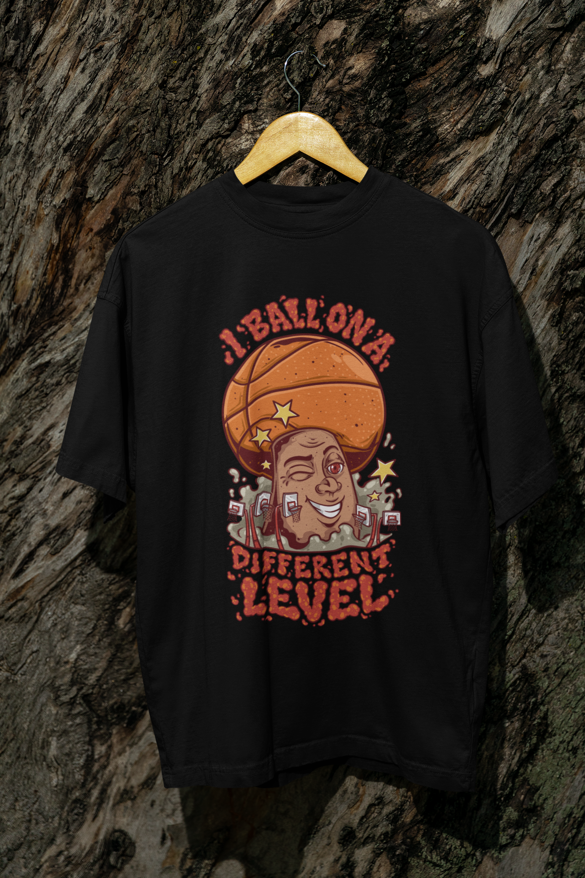 I Ball on a Different Level T-Shirt Oversized