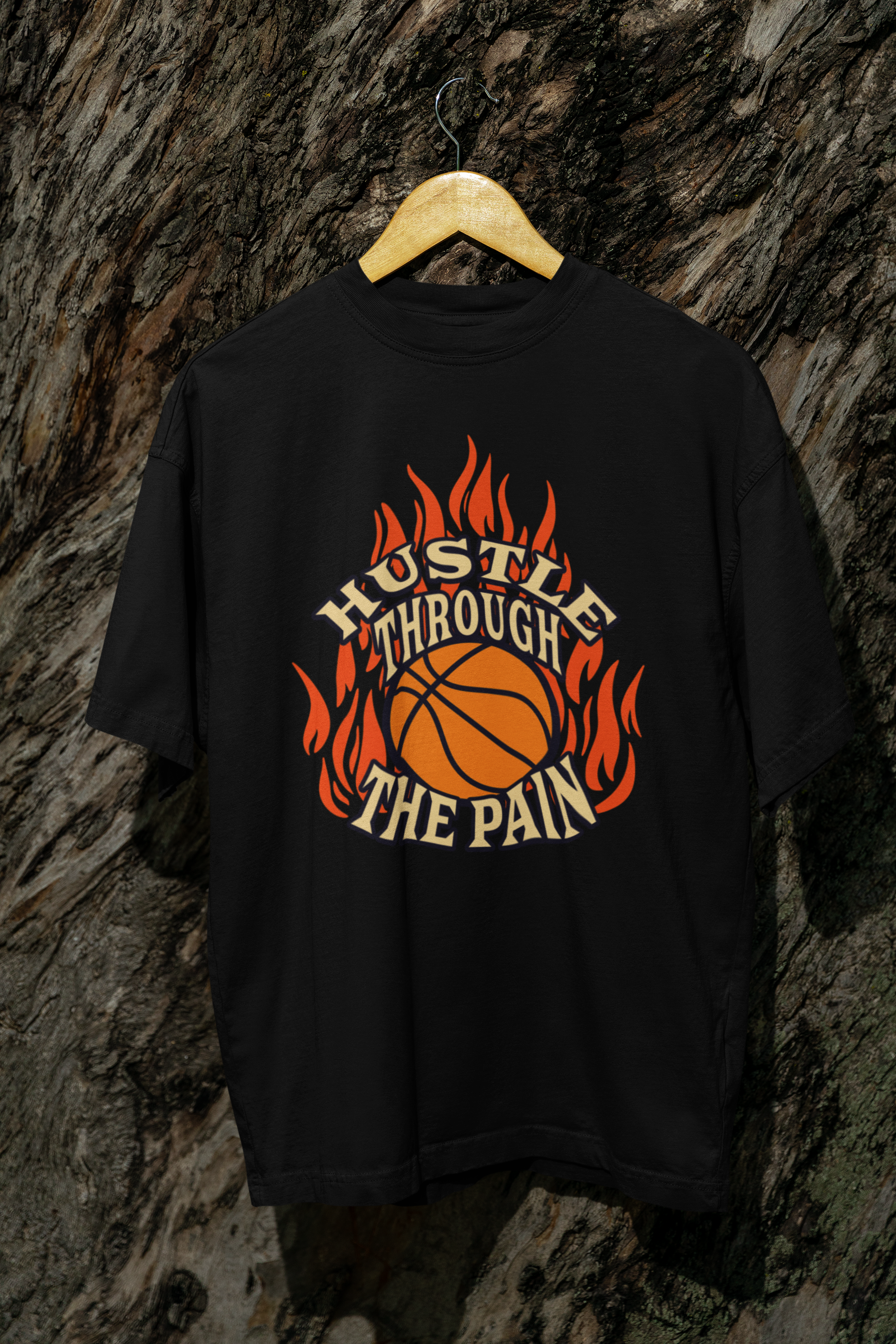 Hustle through - Oversized T-Shirt