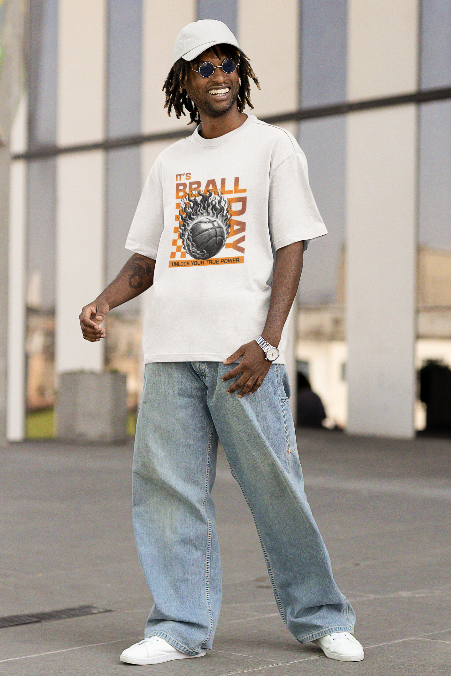 It´s Bball Day T-Shirt Oversized