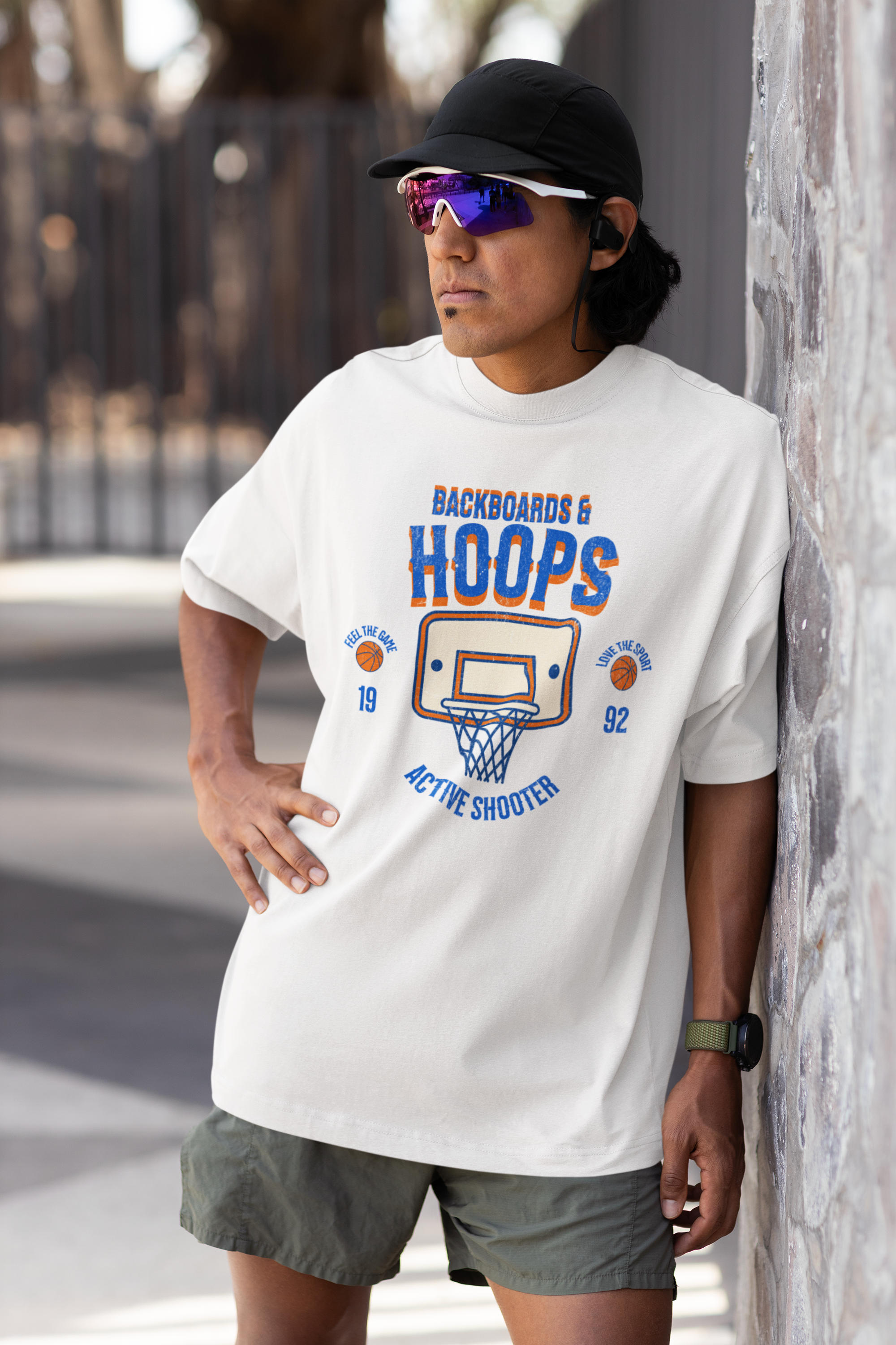 Backboards and Hoops T-Shirt Oversized
