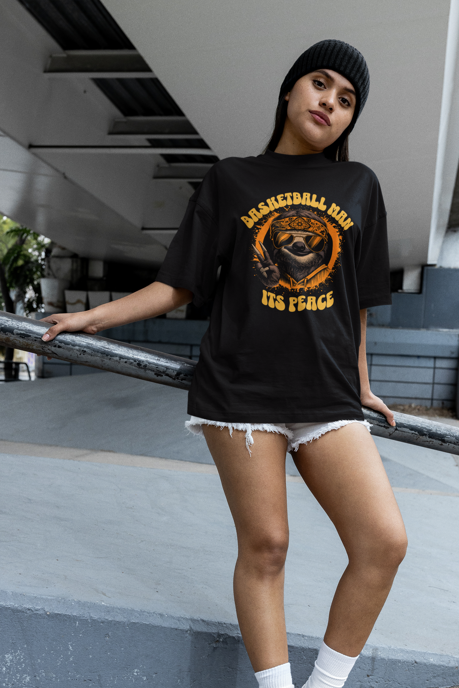 Basketball Man T-Shirt Oversized
