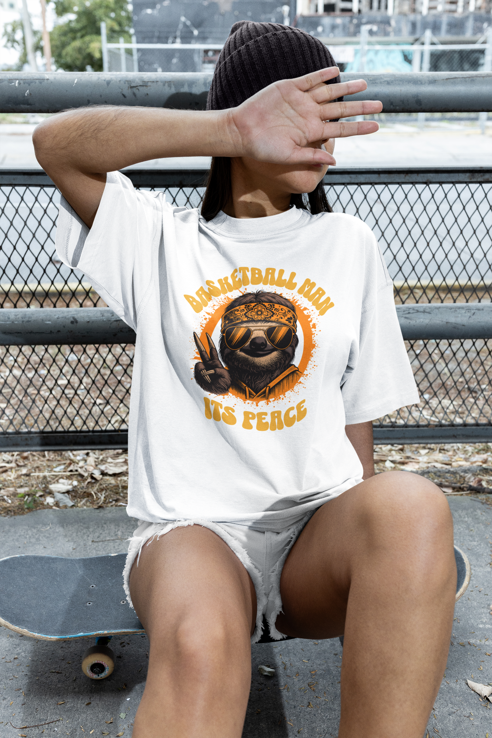Basketball Man T-Shirt Oversized