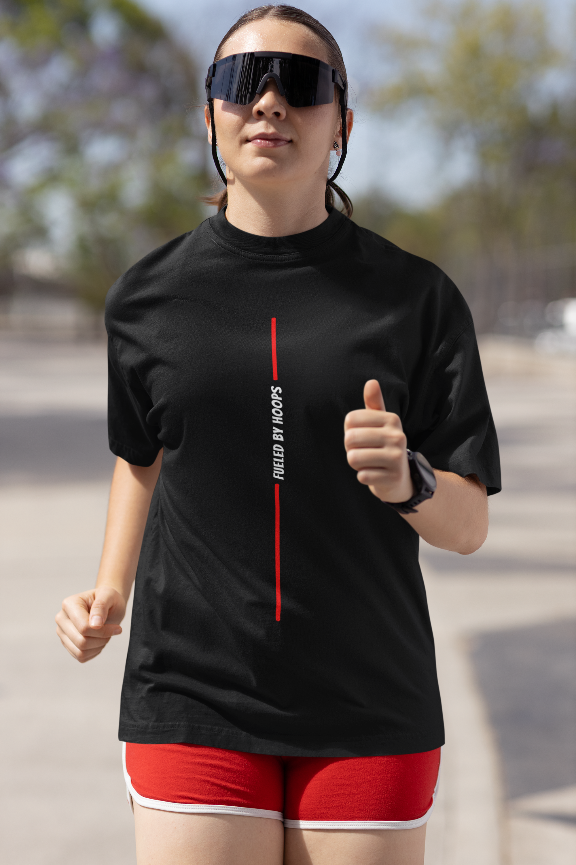 Fueled by Hoops T-Shirt Oversized